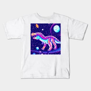 Space dinosaur Kids T-Shirt